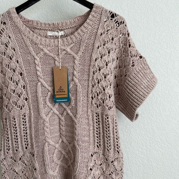 Pink prAna knit patchwork Sweater - Picture 4 of 9